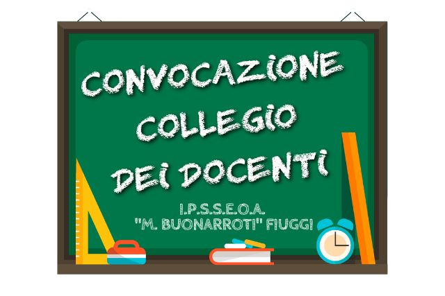 Circolare n. 62: Convocazione Collegio Docenti