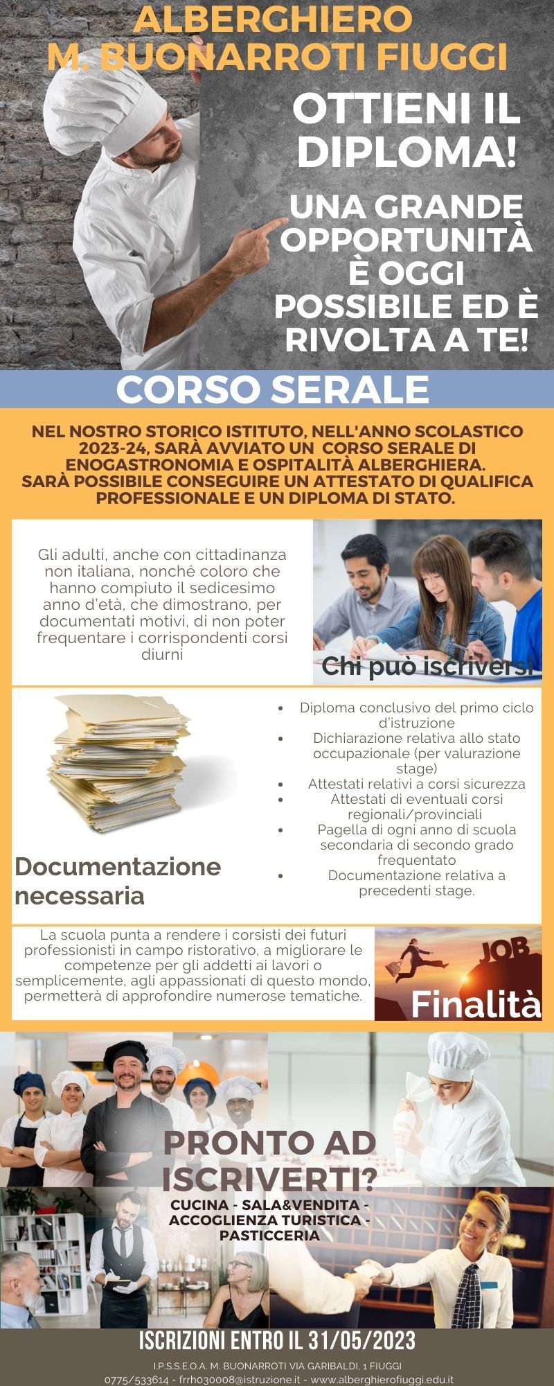 infografica corso serale